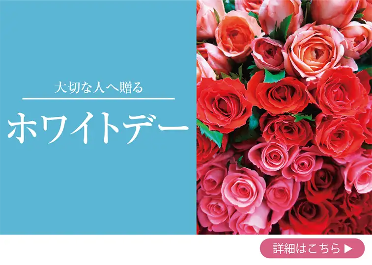 ホワイトデー保存加工いたします